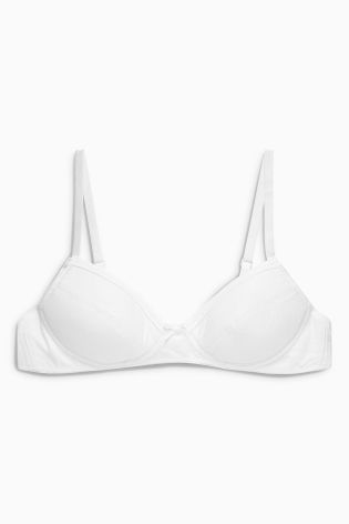 Grey/White First Trainer Bras Two Pack (Older Girls)